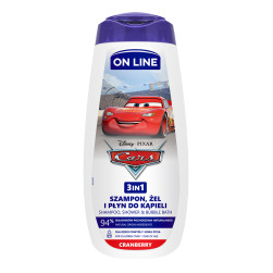 Шампоан и Душ гел On Line Disney 3в1 Cars