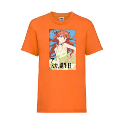 Детска Тениска Anime Manga Tralala Neon Genesis Evangelion Asuka Langley So...