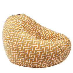 Пуф круша 520л., Nirvana Gigant, Zippity Orange, Перящ се калъф, Пълнеж от ...
