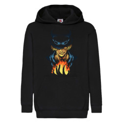 Детски Суитшърт Japan Manga Comics Anime Tralala One Piece Sabo var-028, Че...