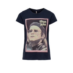Детска тениска ONLY x Elton John Printed Tee, Цвят  Син,Размер 158-164