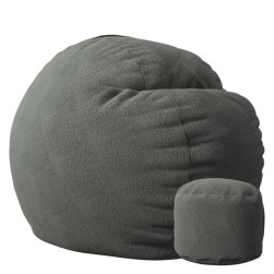 Комплект, Барбарон с табуретка за крака 900л., King Size XL - Smoke Grey, П...