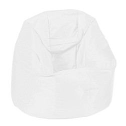 Пуф за деца, 210л., Relaxo - Teteron White, За открито, Перящ се калъф, Пъл...
