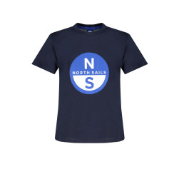 Детска тениска с къс ръкав NORTH SAILS, Цвят Синьо
