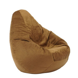 Пуф круша, 220л., Nirvana Hobbit, Tattle Tan, Перящ се калъф, Пълнеж от пол...