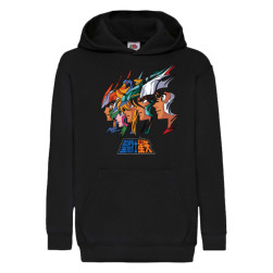 Детски суитчър Japan Anime Manga Tralala Saint Seiya Aquarius, Светлосив, 9...