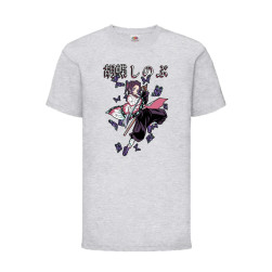Детска Тениска Anime Manga Tralala Demon Slayer Shinobu Kocho 02, Светлосив...