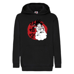 Детски суитчър Dragon Ball Z Tralala Goku 03, Черен, 9-11 г. (140-152)