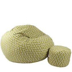 Комплект, Барбарон с табуретка за крака 700л., King Size, Zippity Green, Пе...