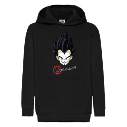 Детски суитчър Dragon Ball Z Tralala V for Vegeta, Черен, 5-6 г. (116-128)