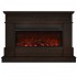 Eлектрическа камина MASOMI, Arlington 35 & Tasmania-35", 1600W, Тъмен орех Тъмен-Орех