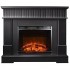 Eлектрическа камина MASOMI, Boston 23 & Nexus-23", 1600W, Бял супермат Матов-Графит