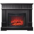 Eлектрическа камина MASOMI, Boston 23 & Zacky-26", 1600W, Тъмен орех Матов-Графит