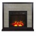 Eлектрическа камина MASOMI, Bremen 17 & Dion-17", 1200W, Тъмен орех tmen-orex