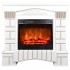 Eлектрическа камина MASOMI, Coventry 26 & Loran-23", 1600W, Бяло дърво byalo-drvo