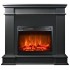 Eлектрическа камина MASOMI, Fabio 23 & Loran-23", 1600W, Бял супермат matov-grafit