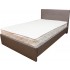 Тапицирано легло SANI с матрак 120x200 тъмно сиво 120 x 200